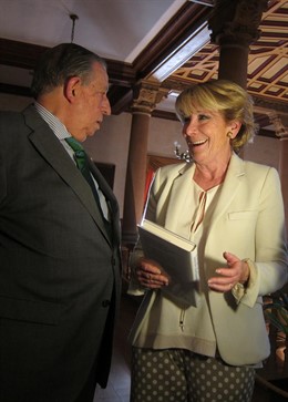 Esperanza Aguirre junto a Alberto Estella