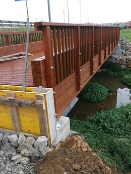 Nuevo puente en Herrera