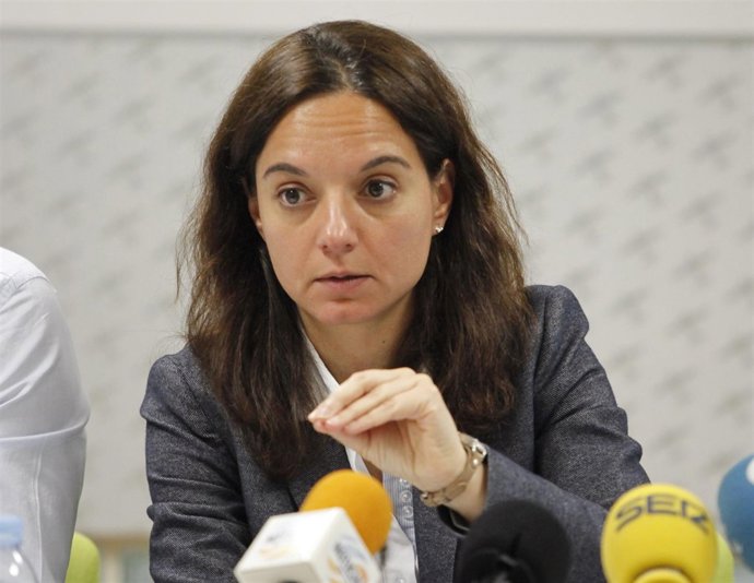 Sara Hernández en rueda de prensa