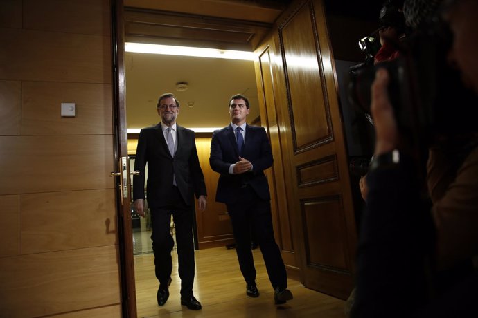 Albert Rivera y Mariano Rajoy 