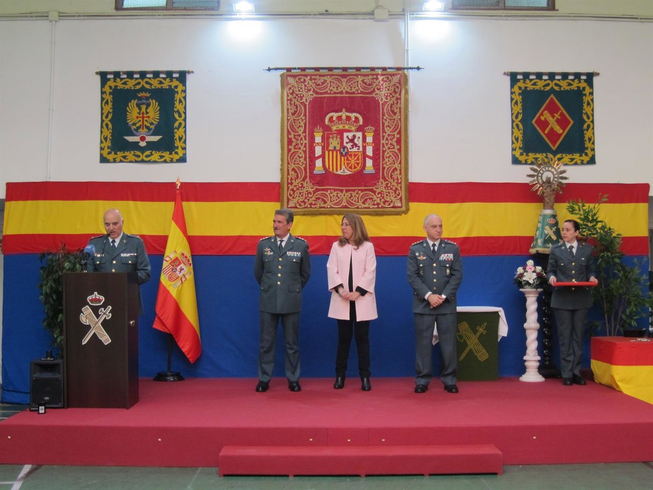 Acto de celebración del 172º aniversario de la Guardia Civil