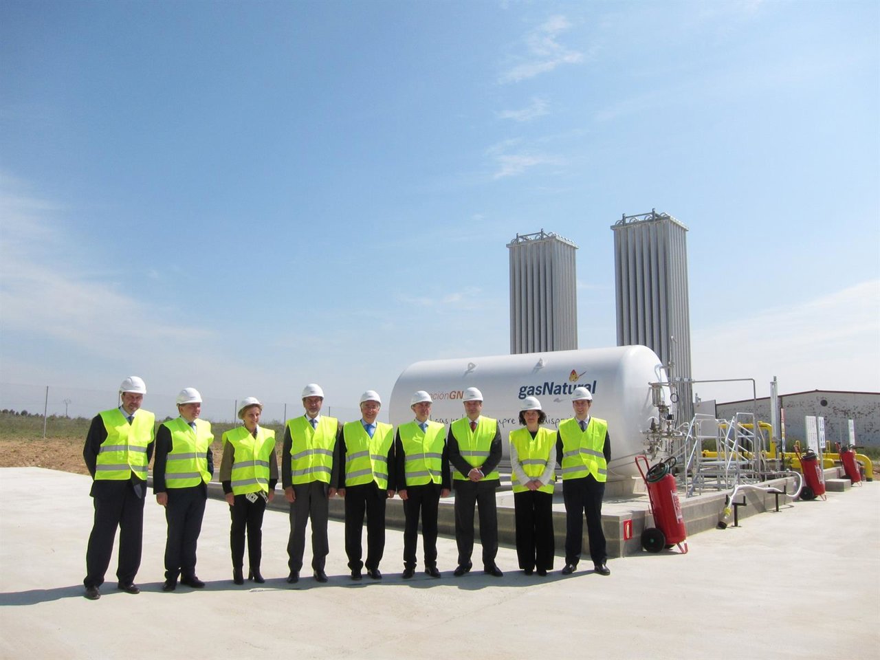 Inauguración planta de Gas Natural Licuado de Pradejón