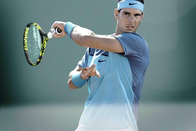 Rafa Nadal con ropa deportiva Nike