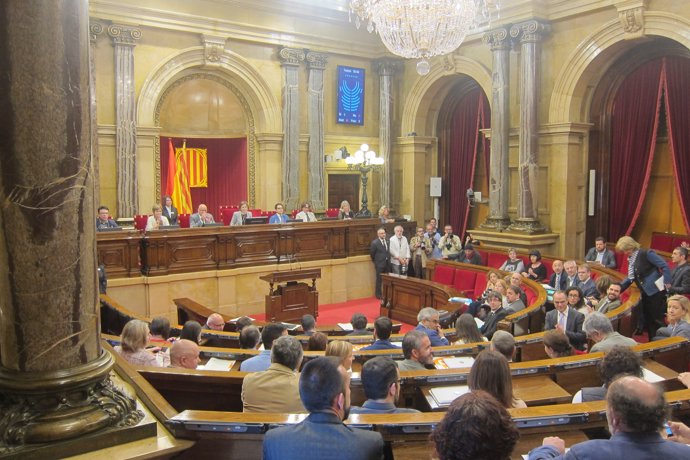 Sesión del Pleno del Parlament de Catalunya