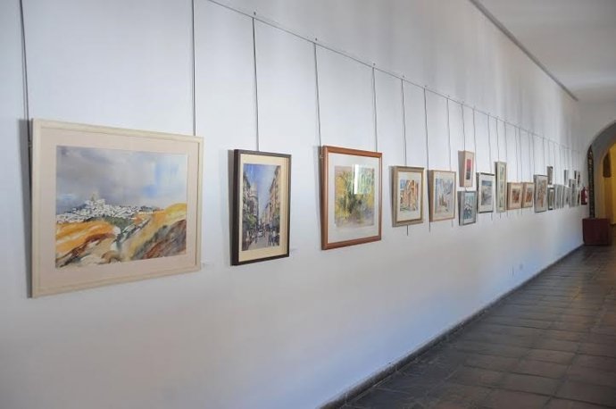 El Palacio de la Merced agoce la exposición de acuarelas