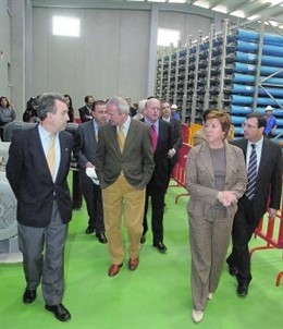 Valcárcel, Barreiro y Cerdá en la desaladora de Escombreras