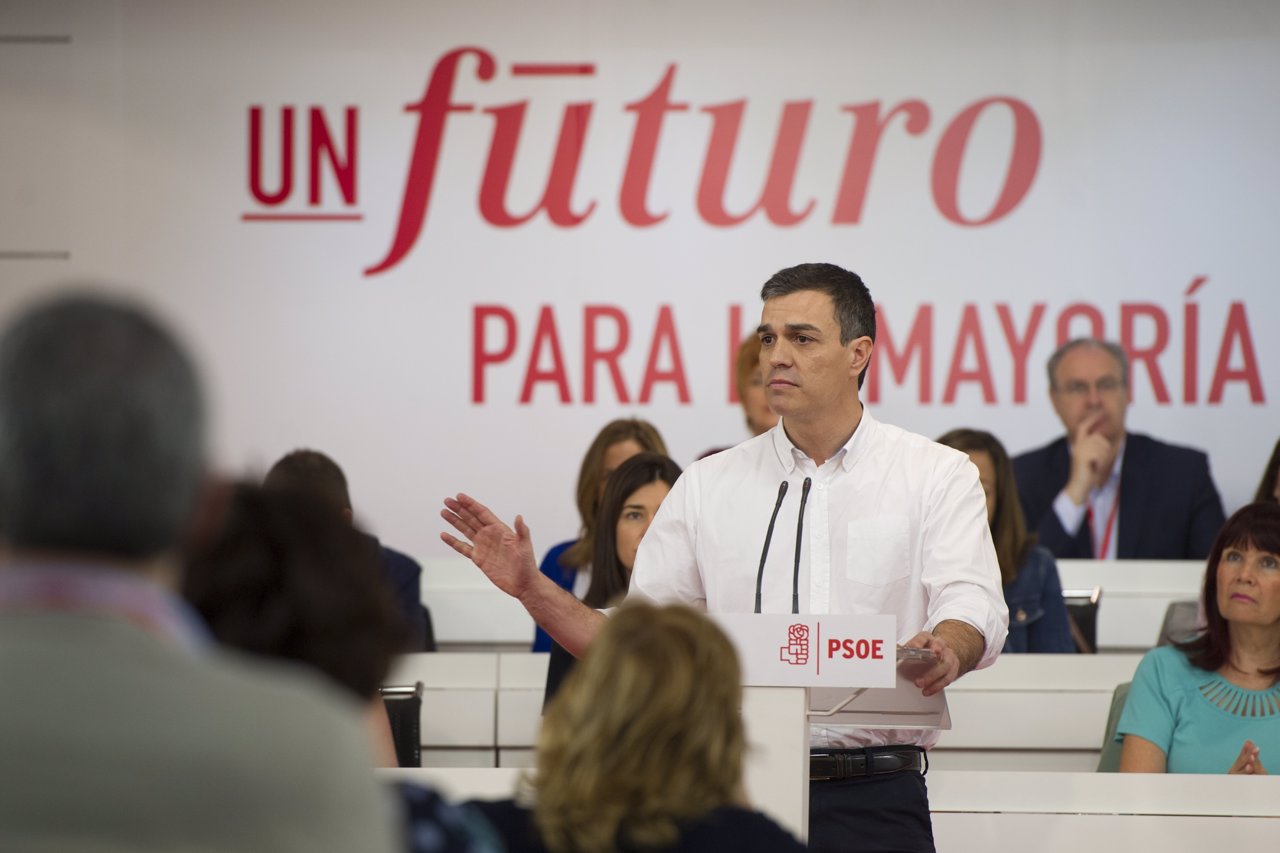 Pedro Sánchez ante el Comité Federal de su partido
