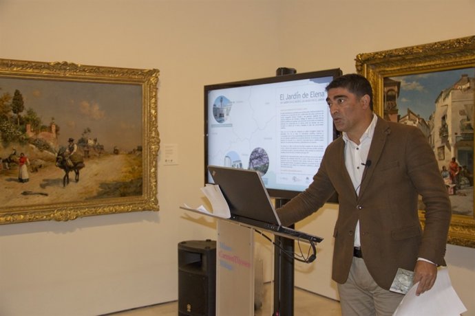 Javier Ferrer, del Museo Thyssen de Málaga, en rueda de prens 