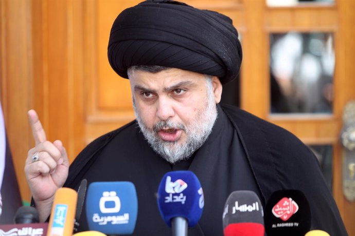 El clérigo chií, Moqtada al Sadr 