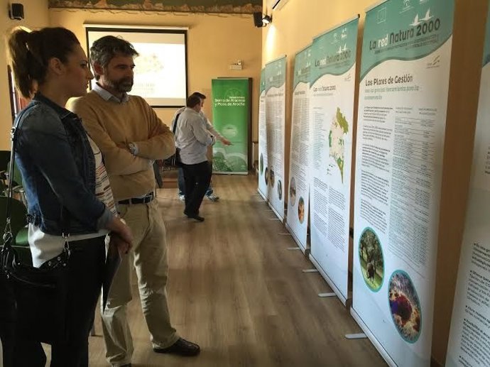 La delegada de Medio Ambiente, Rocío Jimenez, exposición Red Natura.