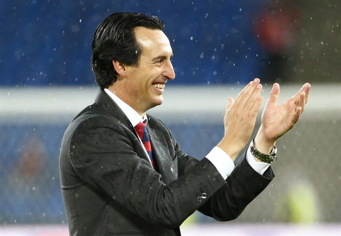 Unai Emery, entrenador del Sevilla, tras ganar su tercera Europa League