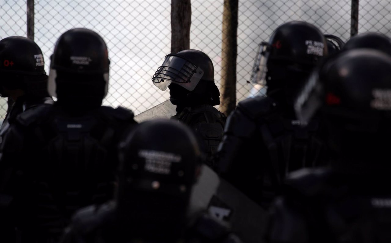 Policía colombiana