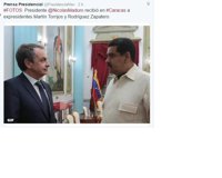 Maduro se reúne con Zapatero y con el expresidente panameño Martín Torrijos