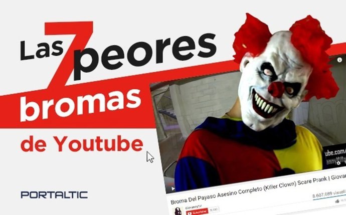 Bromas pesadas en Youtube