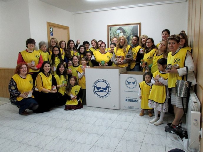 Banco de Alimentos recogida en la Iglesia mormona