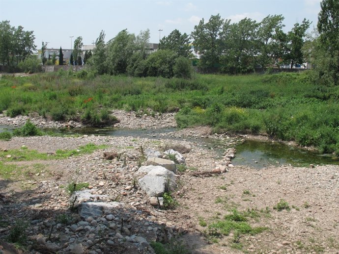 Uno de los pasos del recorrido del río Congost en el que se pretende actuar 