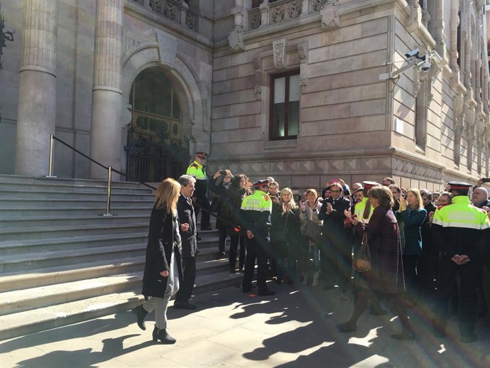 Francesc Homs (CDC) tras declarar ante el TSJC por la consulta del 9N