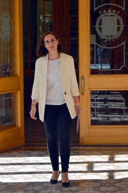 Pilar Vicente, portavoz de C's en el Ayuntamiento de Valladolid. 