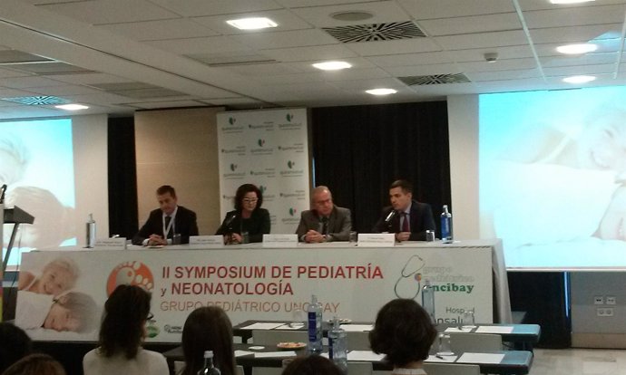 Foto de la presentacion del Congreso de Neonatologia Quironsalud