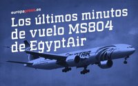 Los últimos minutos del vuelo MS804 de EgyptAir