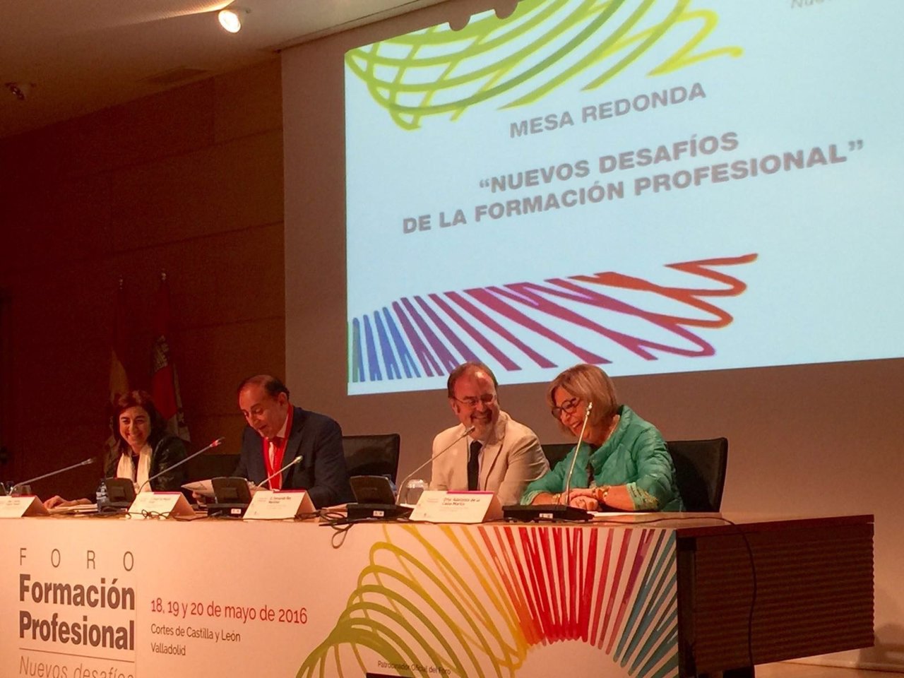 Adelaida de la Calle, durante su participación en el Foro 'Nuevos Desafíos'