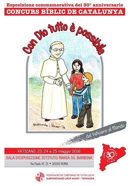 Cartel Concurso Bíblico de Cataluña