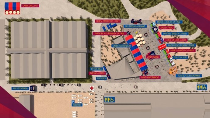 Fan Zone en El Matadero