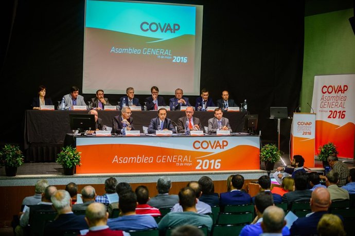 Un momento de la Asamblea de Covap 2016