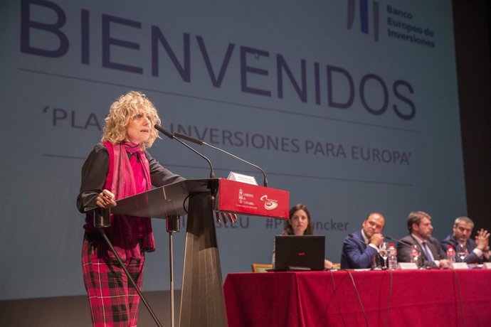 La vicepresidenta en la jornada sobre el Plan Juncker