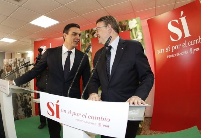 Pedro Sánchez y Ximo Puig 