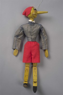 Títere Pinocho restaurado