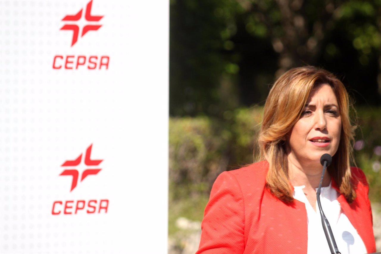 Susana Díaz en el 50 aniversario de Cepsa en San Roque