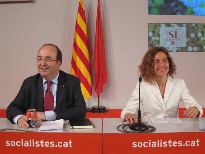 Miquel Iceta y Meritxell Batet, PSC