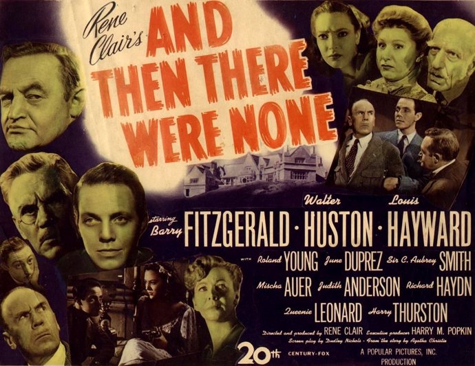 Cartel de 'And Then There Were None'