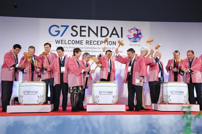 Cumbre de ministros de Finanzas y bancos centrales del G7 en Sendai (Japón)