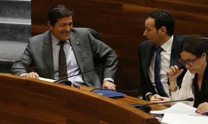 Javier Fenández en el pleno