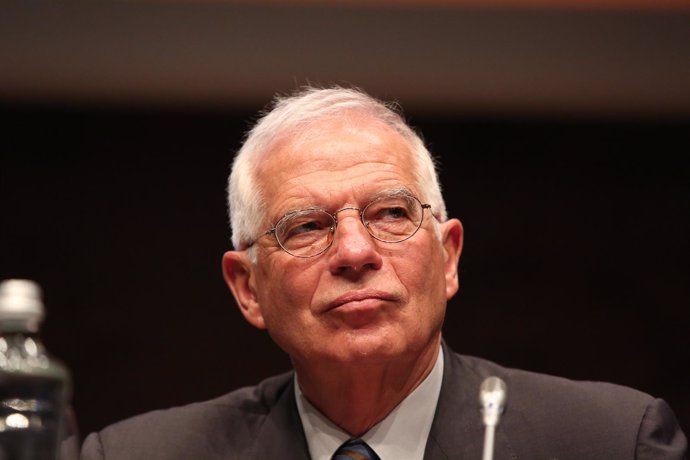 Josep Borrell en un acto