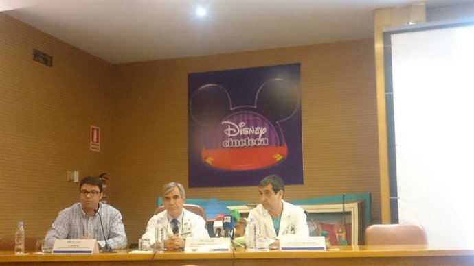Presentación del parte médico del niño sirio