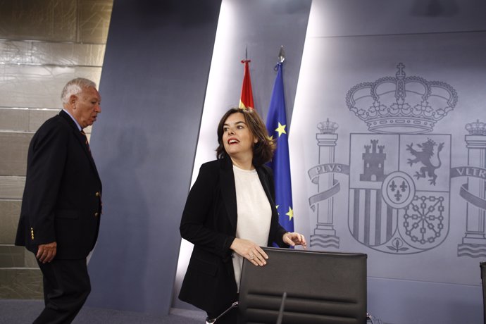 Soraya Sáenz de Santamaría y José Manuel García Margallo