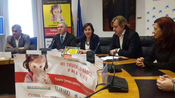 Presentación de la campaña contra la pobreza infantil en el Parlamento
