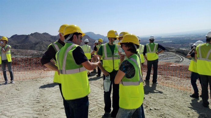 Giménez en el vertedero de Abanilla