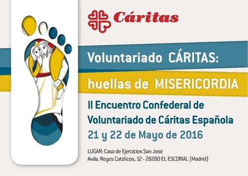 Cartel II Encuentro de Voluntariado de Cáritas