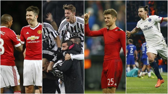 Manchester United, Juve, Bayern y PSG buscan la Copa este fin de semana