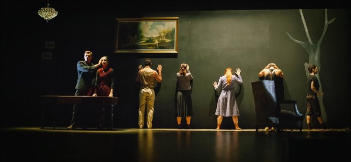 Un momento de la representación de 'Las 4 estaciones de Victoria' 