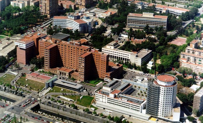 El Hospital Vall d'Hebron de Barcelona.
