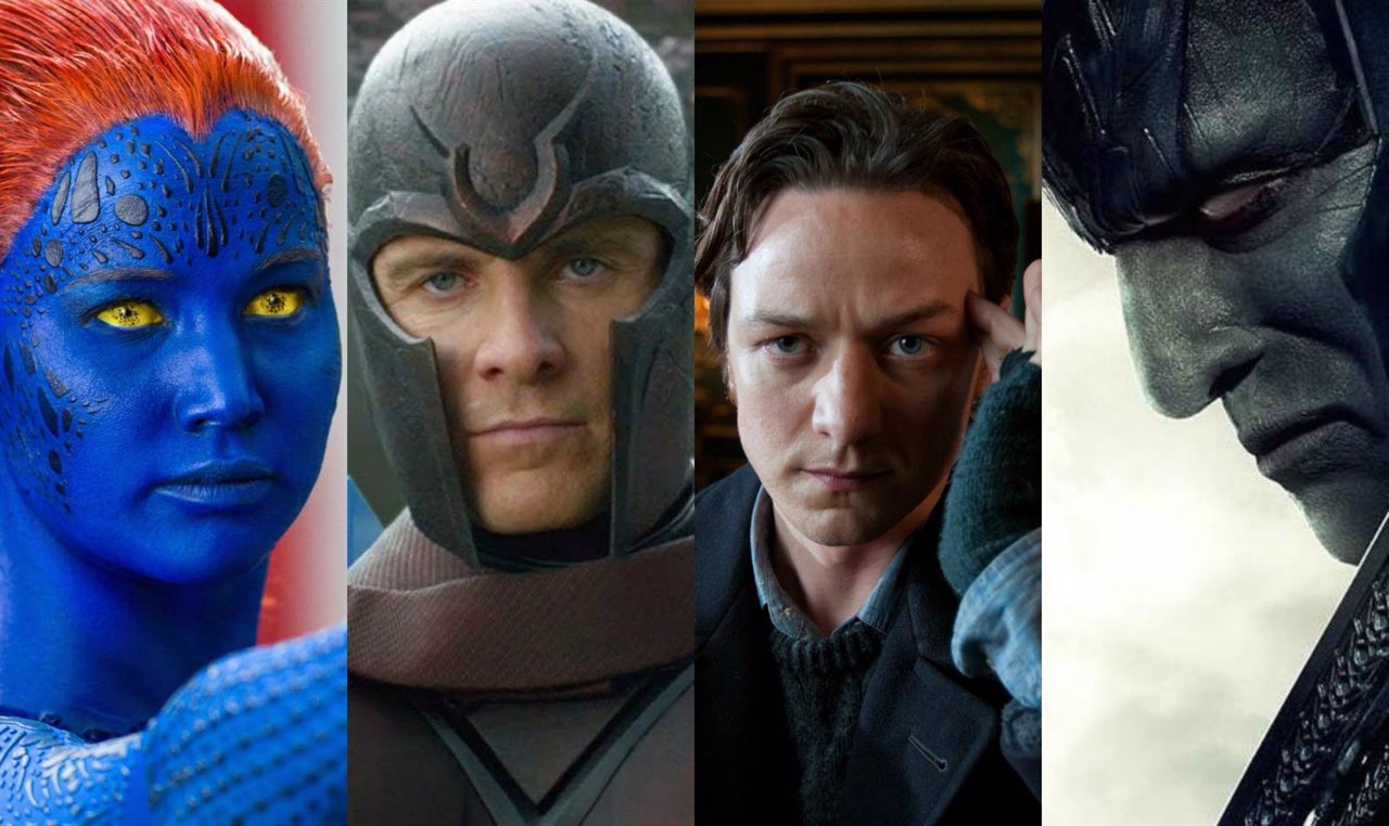 Collage protagonistas X-Men Apocalypse