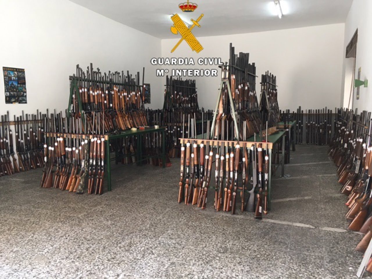Armas que subastará la Guardia Civil de Málaga