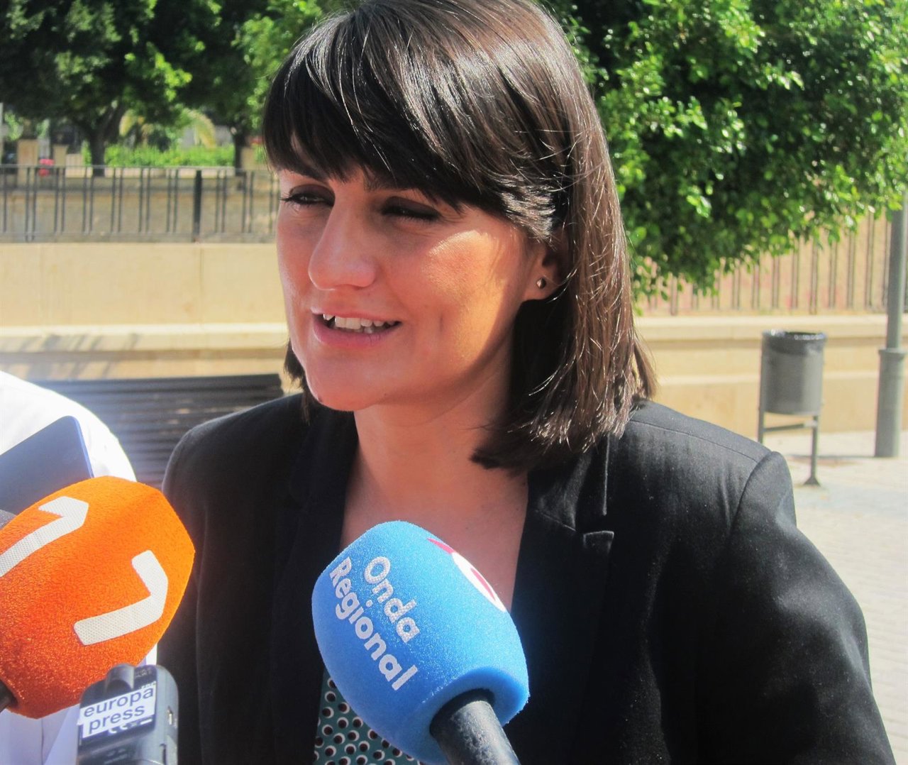 La cabeza de lista del PSRM al Congreso de los Diputados, María González