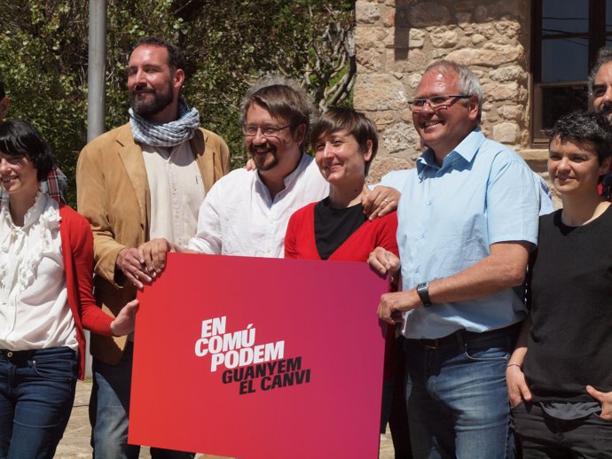 Candidatos de EnComúPodem a las elecciones del 26J