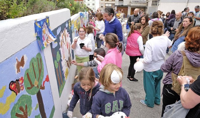 Intervención artística en Entrehuertas
